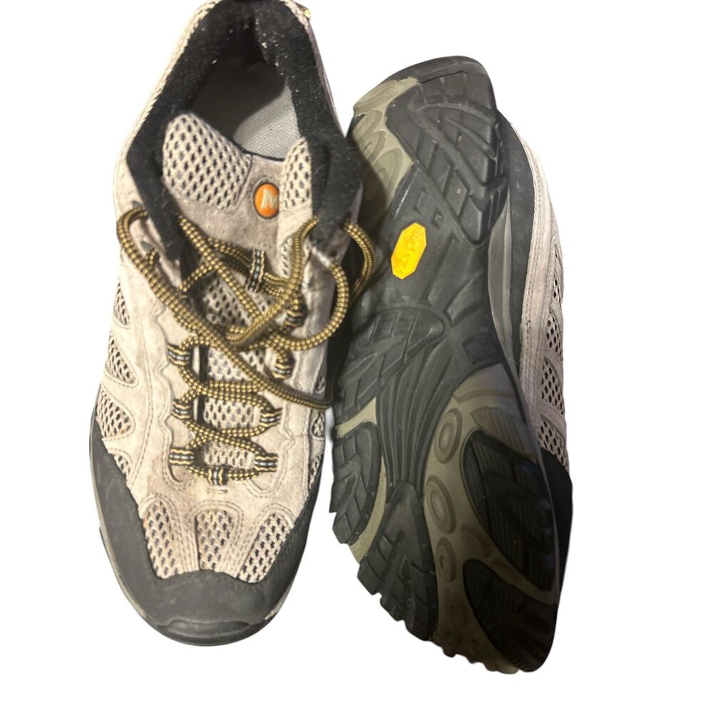 Merrell Moab Ventilator Shoes  Size 10.5 Hiking Trail Vibram QForm